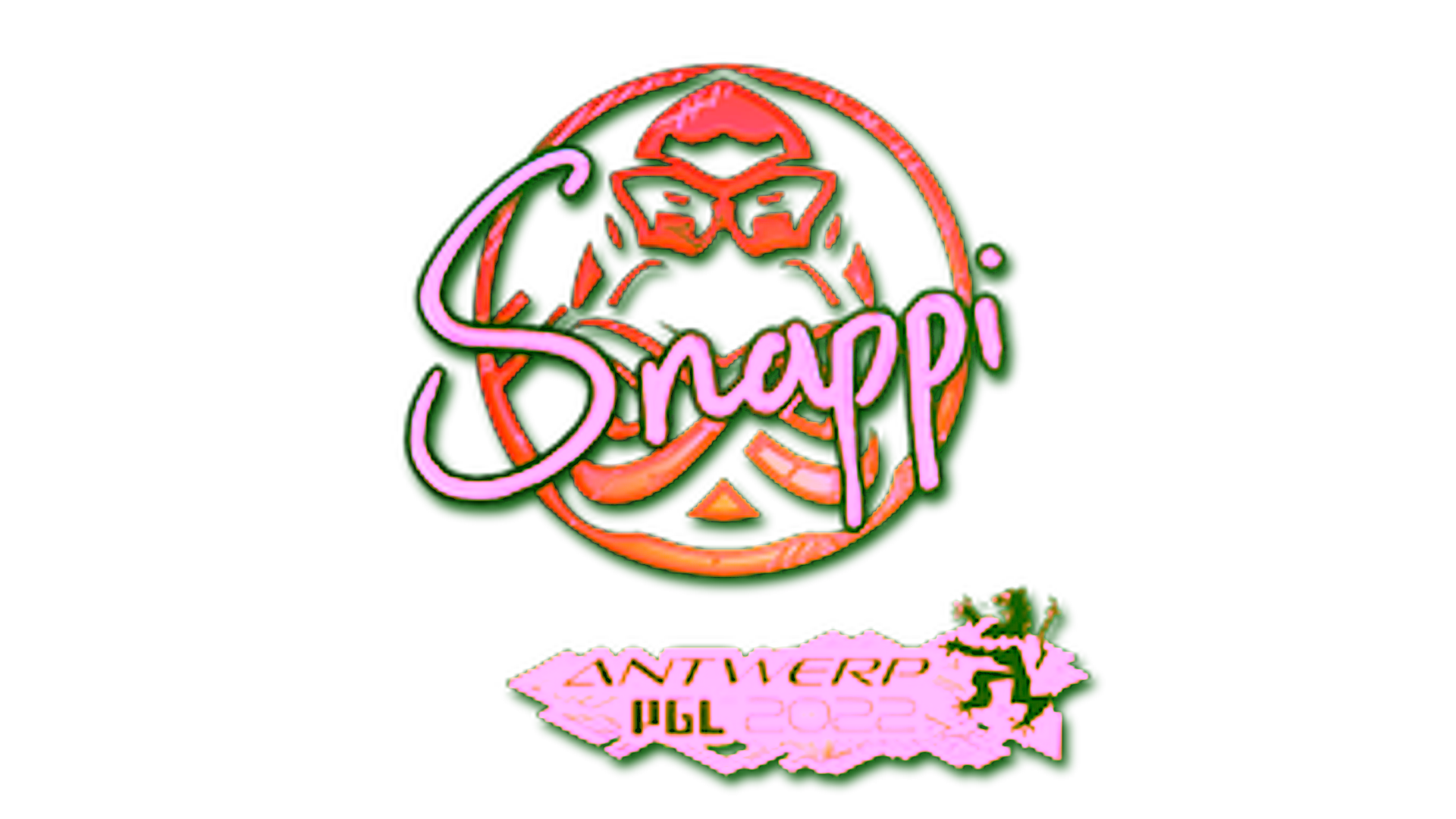 Rodyti Sticker | Snappi (Holo) | Antwerp 2022