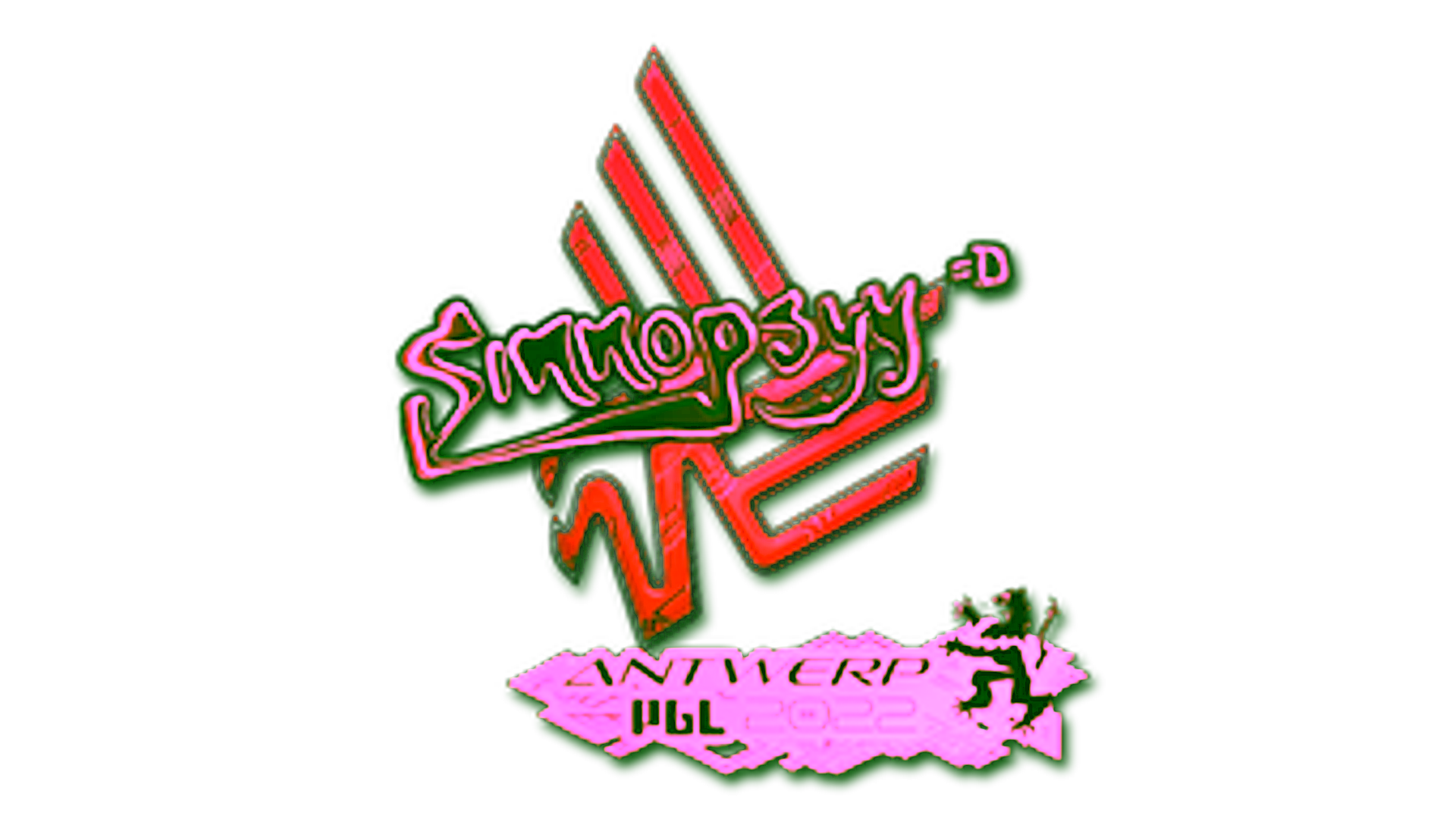 Display for Sticker | sinnopsyy (Holo) | Antwerp 2022