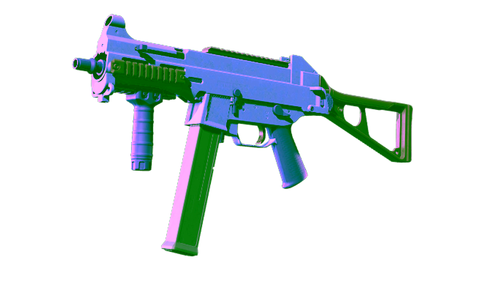 Display for UMP-45 | Indigo (Factory New)
