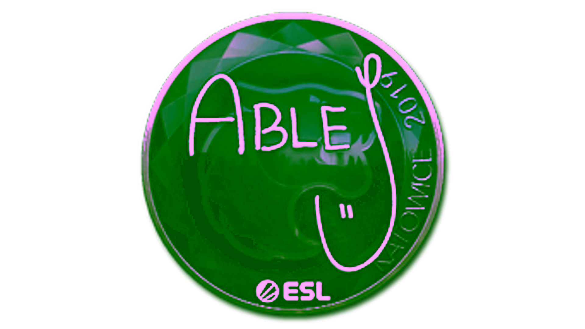 Display for Sticker | ableJ (Foil) | Katowice 2019