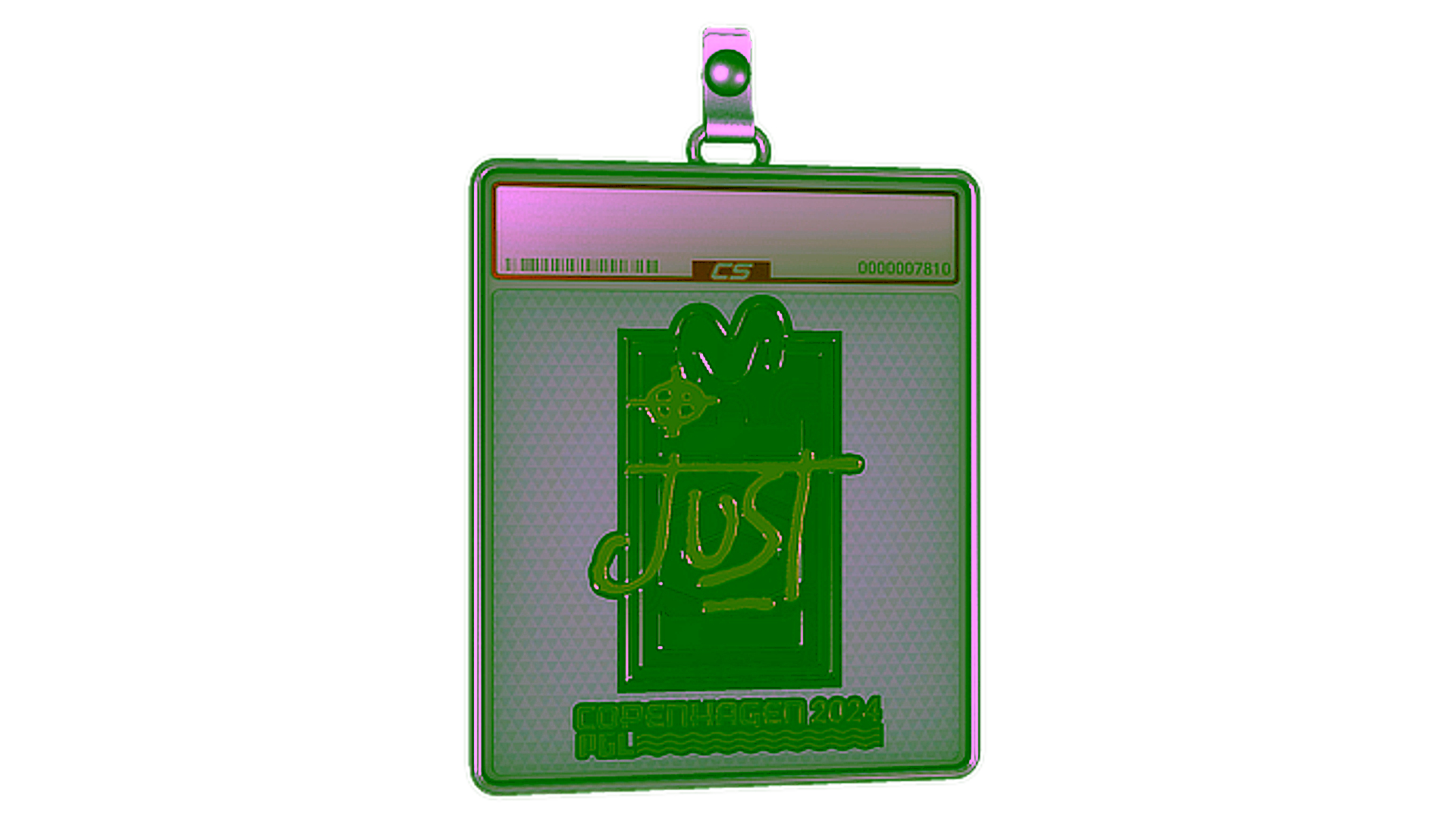 Display for Sticker Slab | JUST (Gold) | Copenhagen 2024