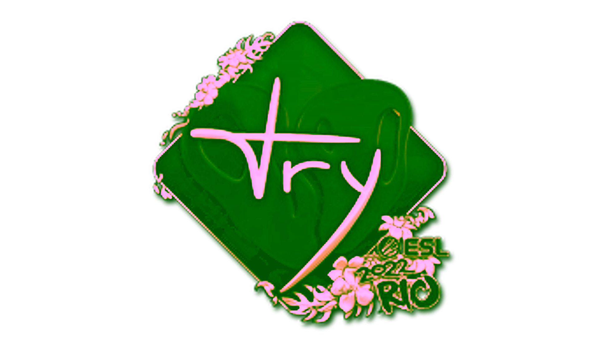 Rodyti Sticker | TRY (Gold) | Rio 2022