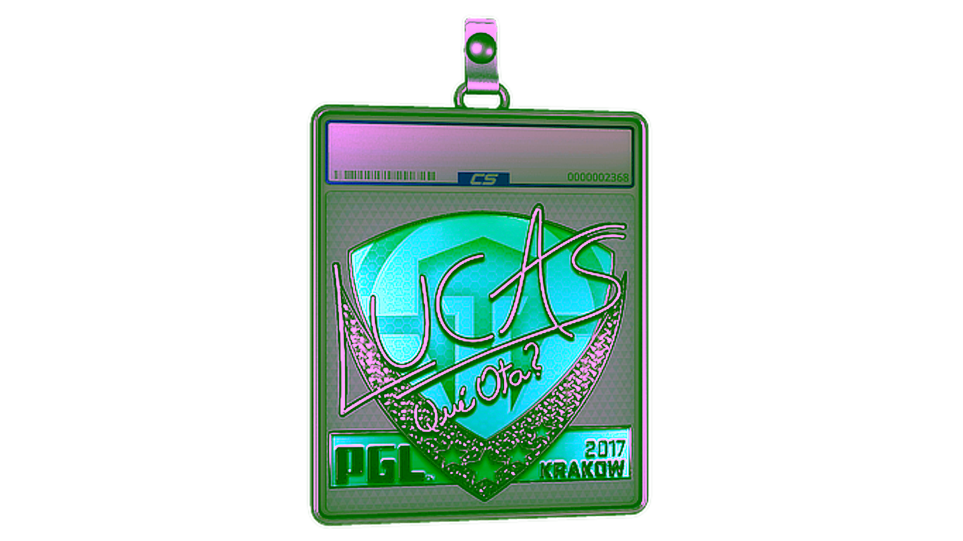 Display for Sticker Slab | LUCAS1 (Foil) | Krakow 2017