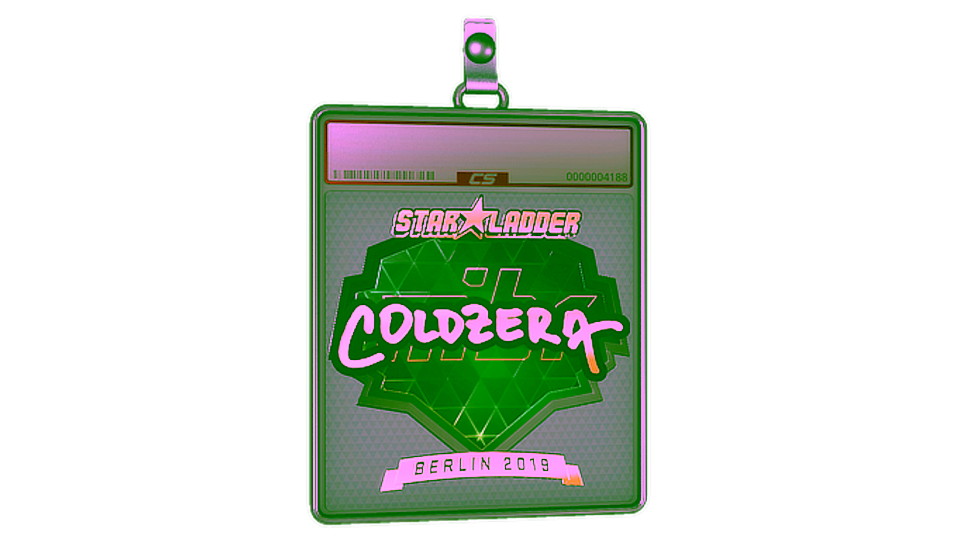 Display for Sticker Slab | coldzera (Gold) | Berlin 2019