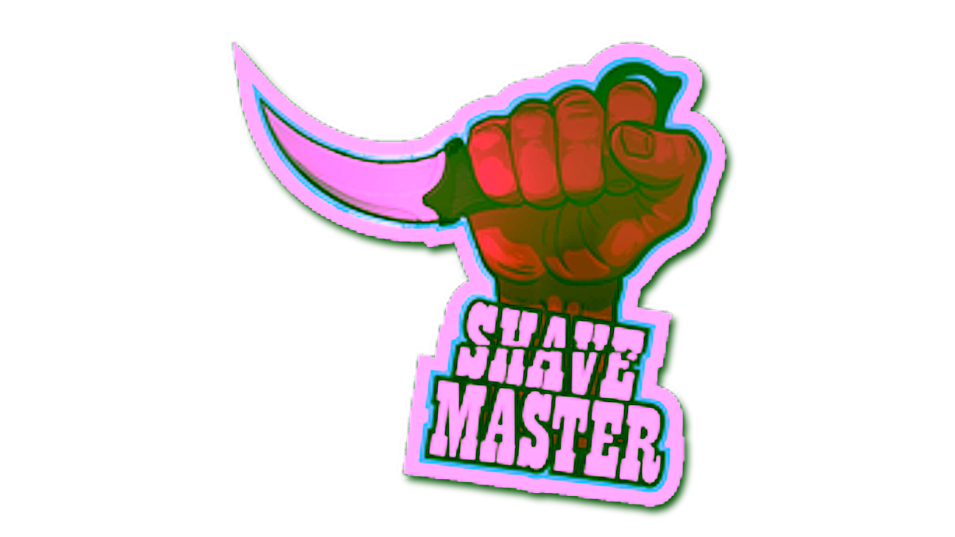 Affichage pour Sticker | Shave Master