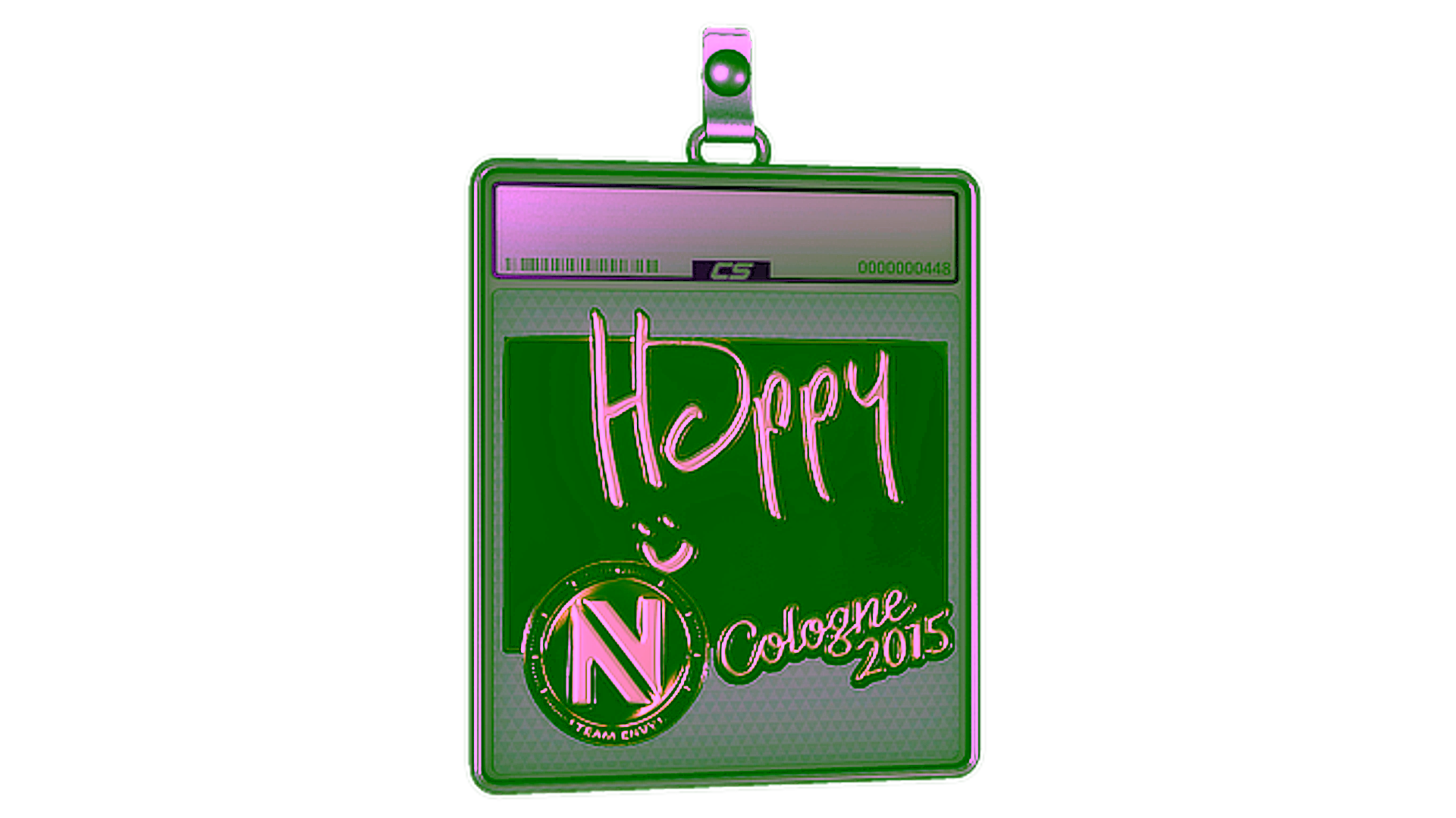Affichage pour Sticker Slab | Happy (Gold) | Cologne 2015