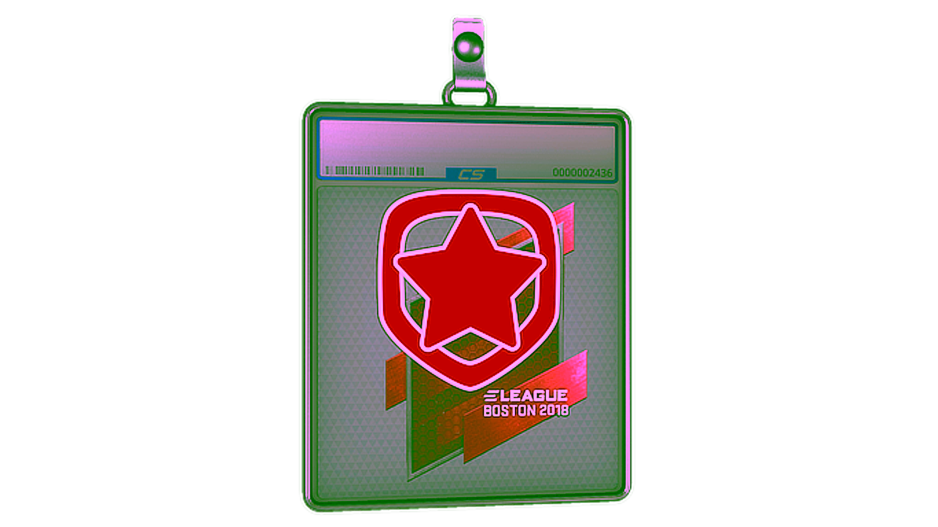 Affichage pour Sticker Slab | Gambit Esports | Boston 2018