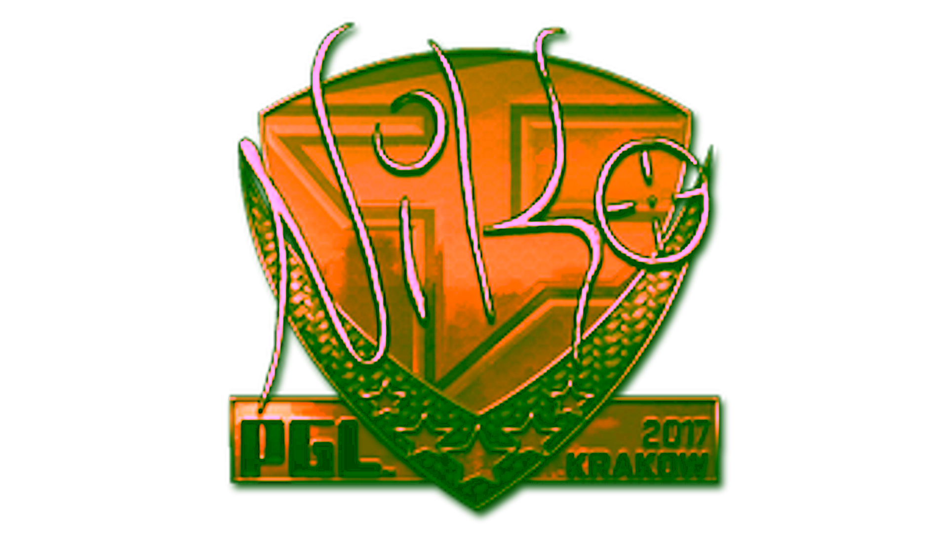 Wyświetl dla Sticker | NiKo (Gold) | Krakow 2017