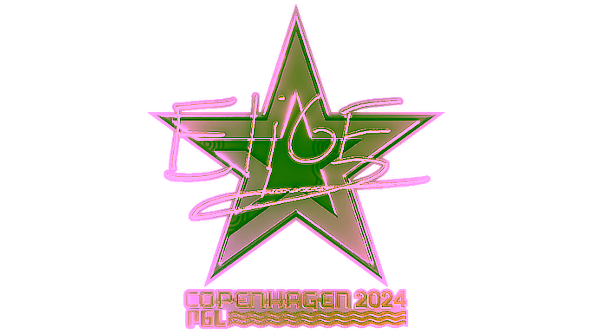 Display for Sticker | EliGE (Gold) | Copenhagen 2024