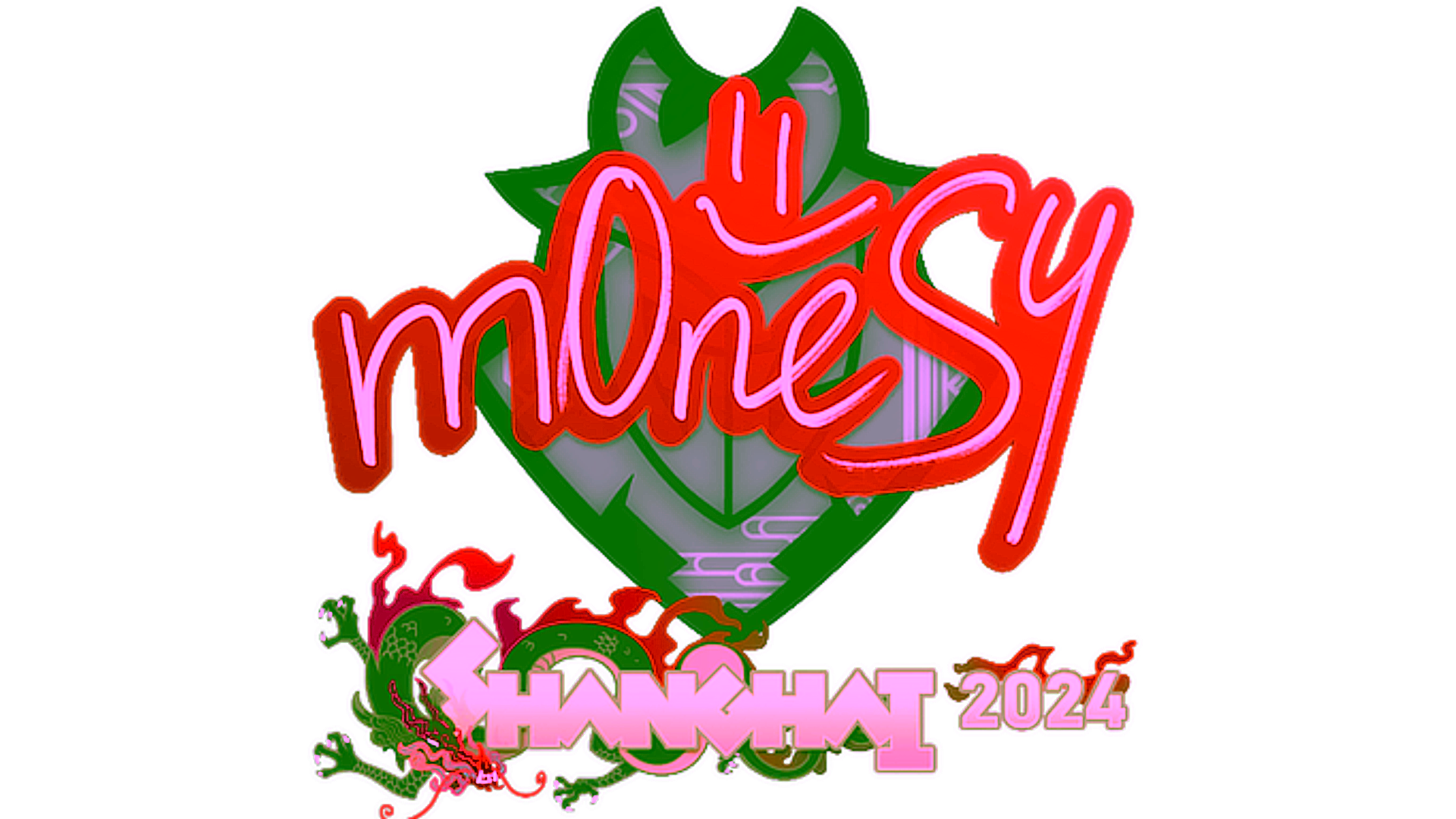 Display for Sticker | m0NESY | Shanghai 2024