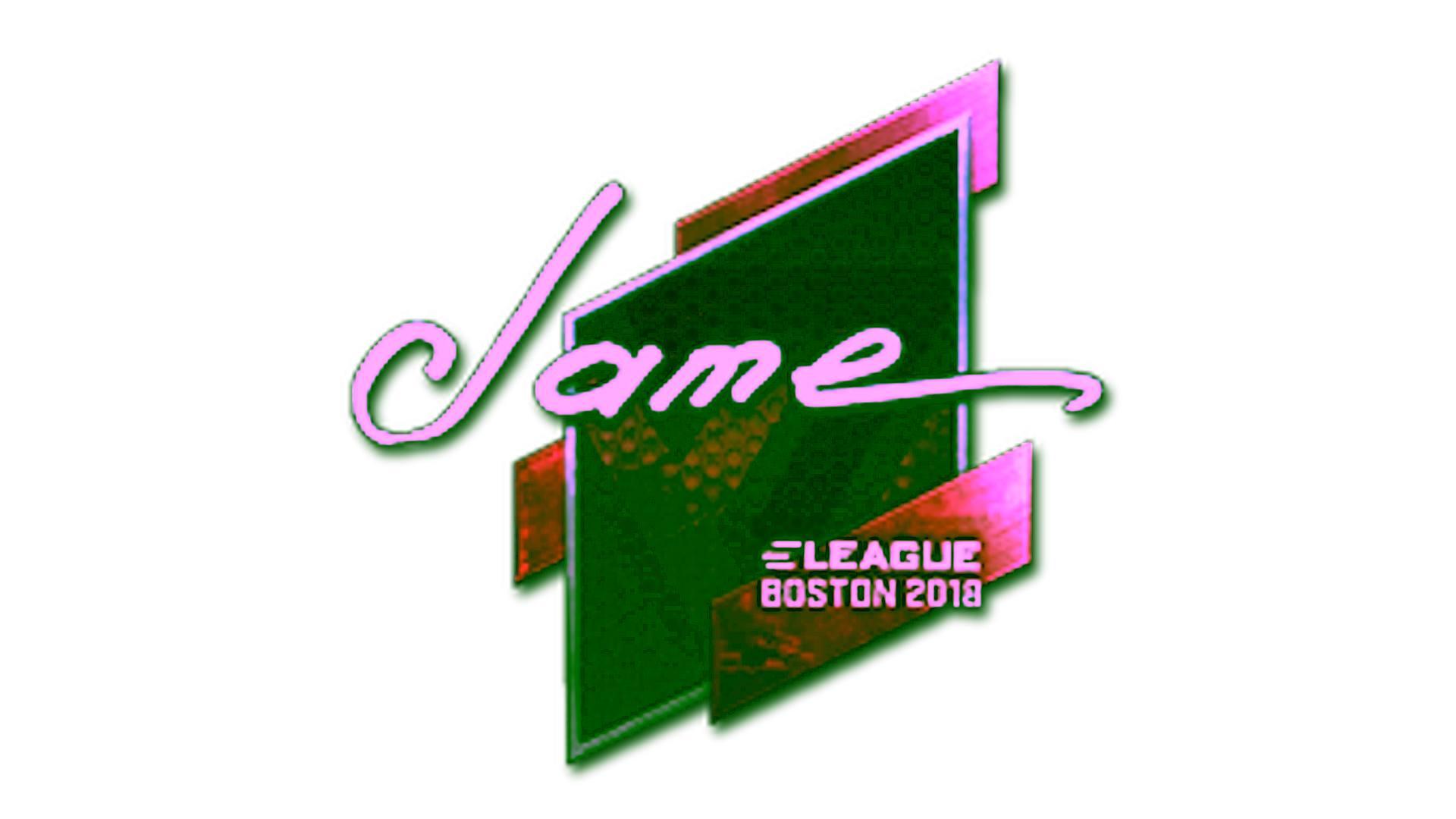 Wyświetl dla Sticker | Jame (Foil) | Boston 2018