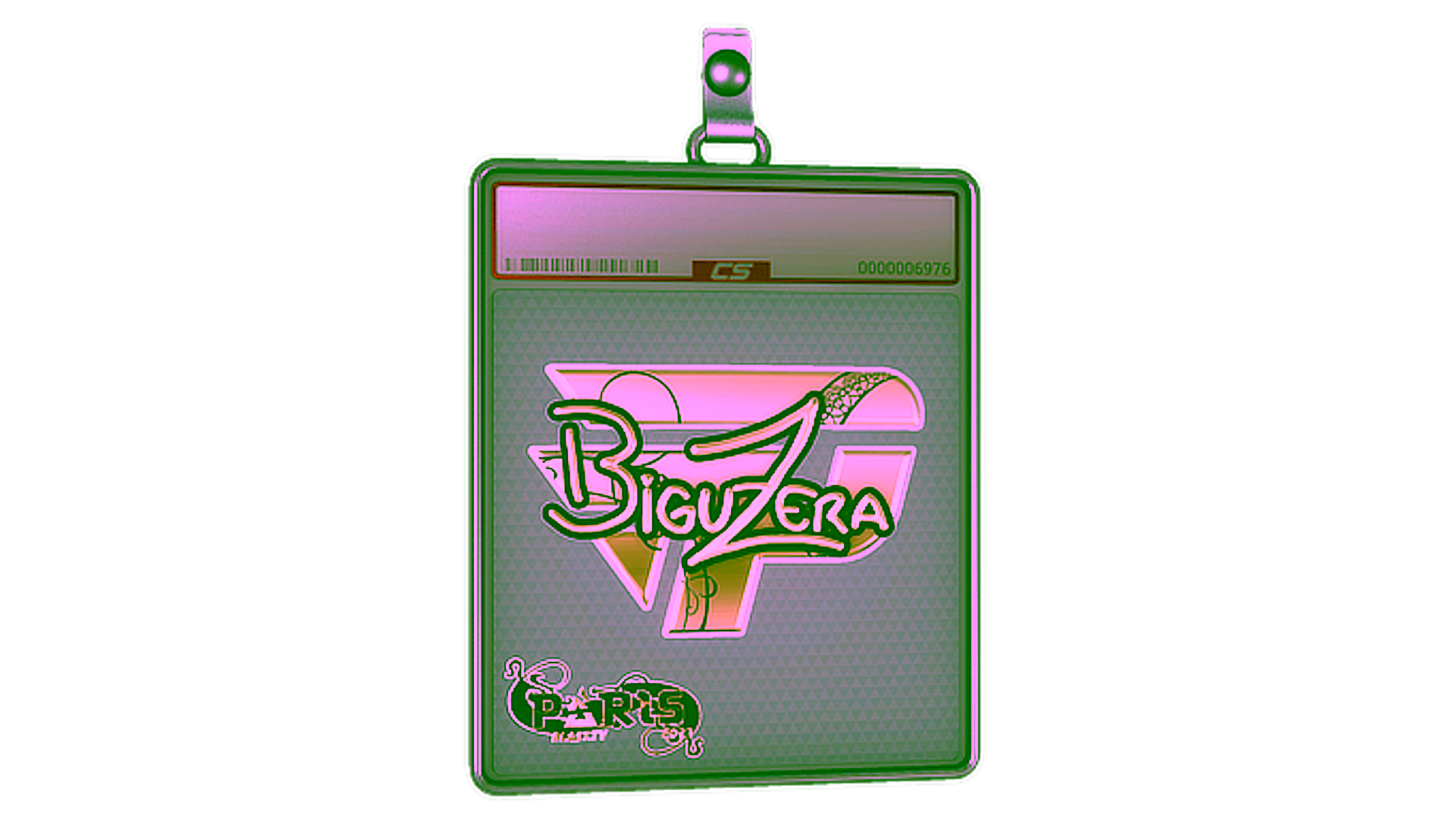 Anzeige für Sticker Slab | biguzera (Gold) | Paris 2023