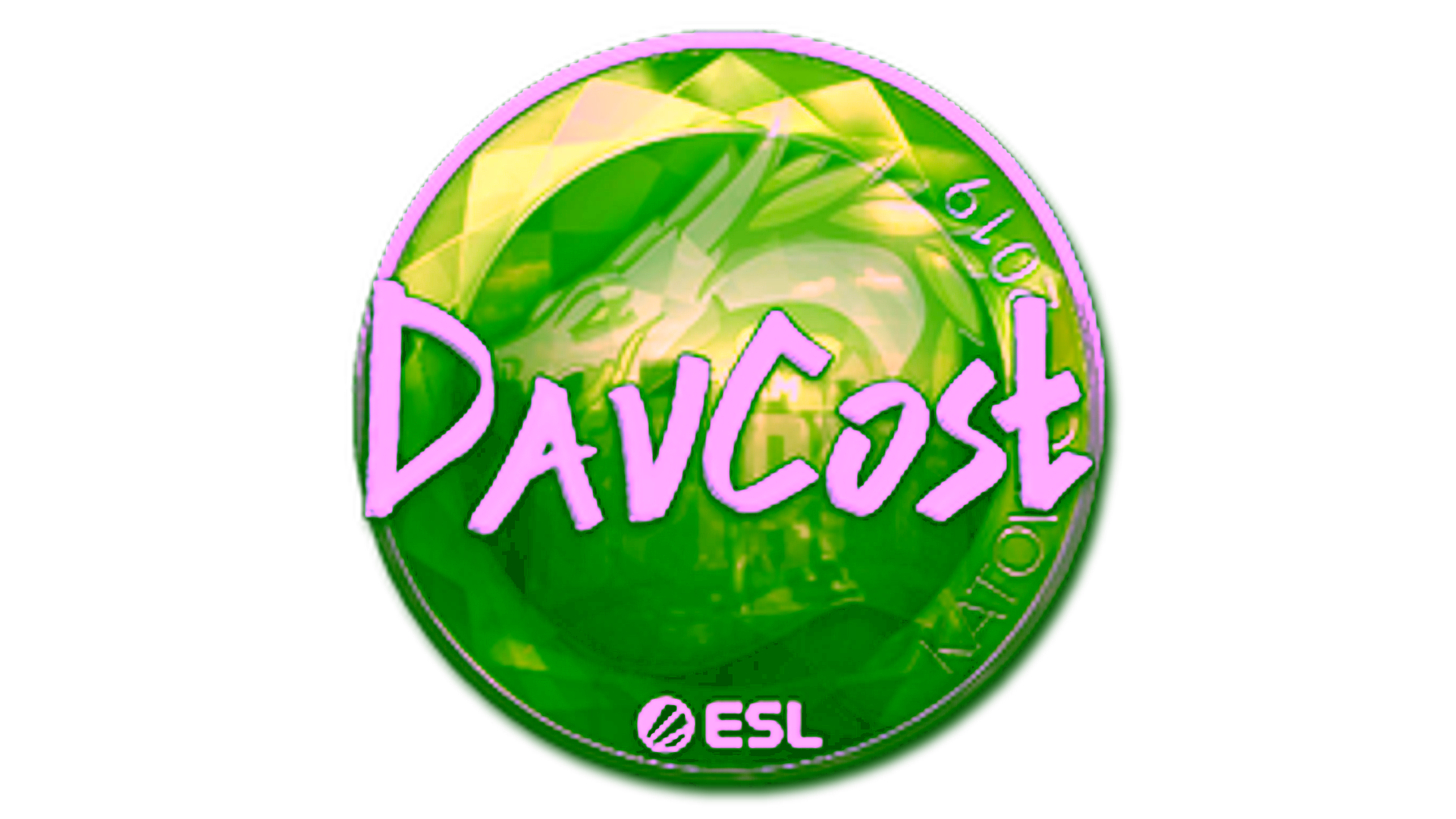 Display for Sticker | DavCost (Foil) | Katowice 2019