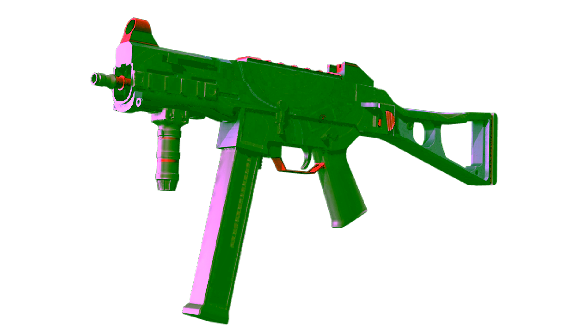 Display for UMP-45 | Briefing (Well-Worn)