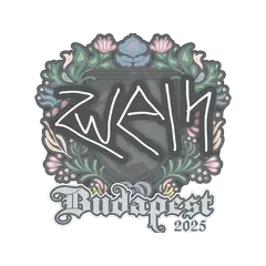 Sticker zweih Budapest 2025