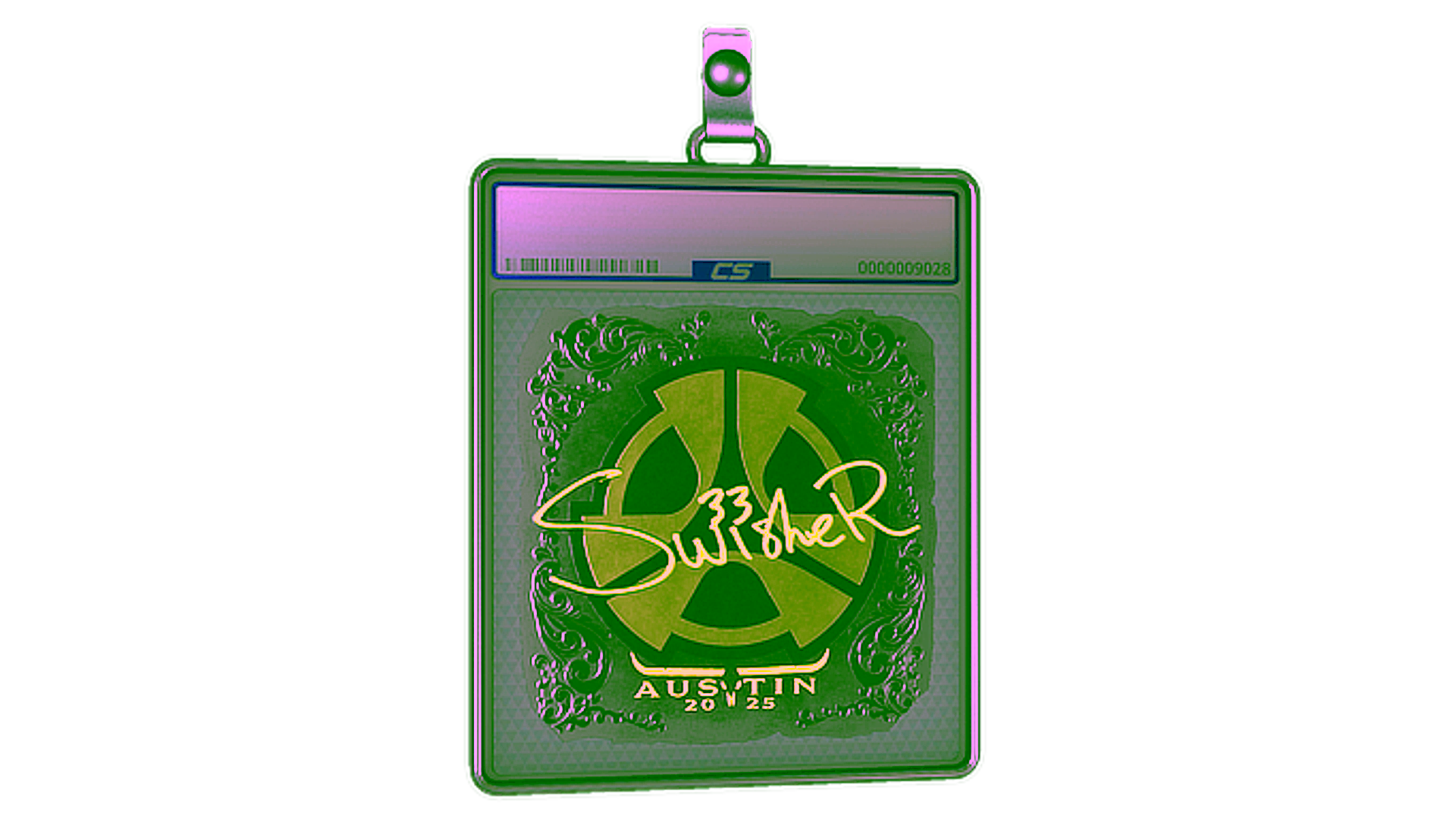 Display for Sticker Slab | Swisher (Foil) | Austin 2025