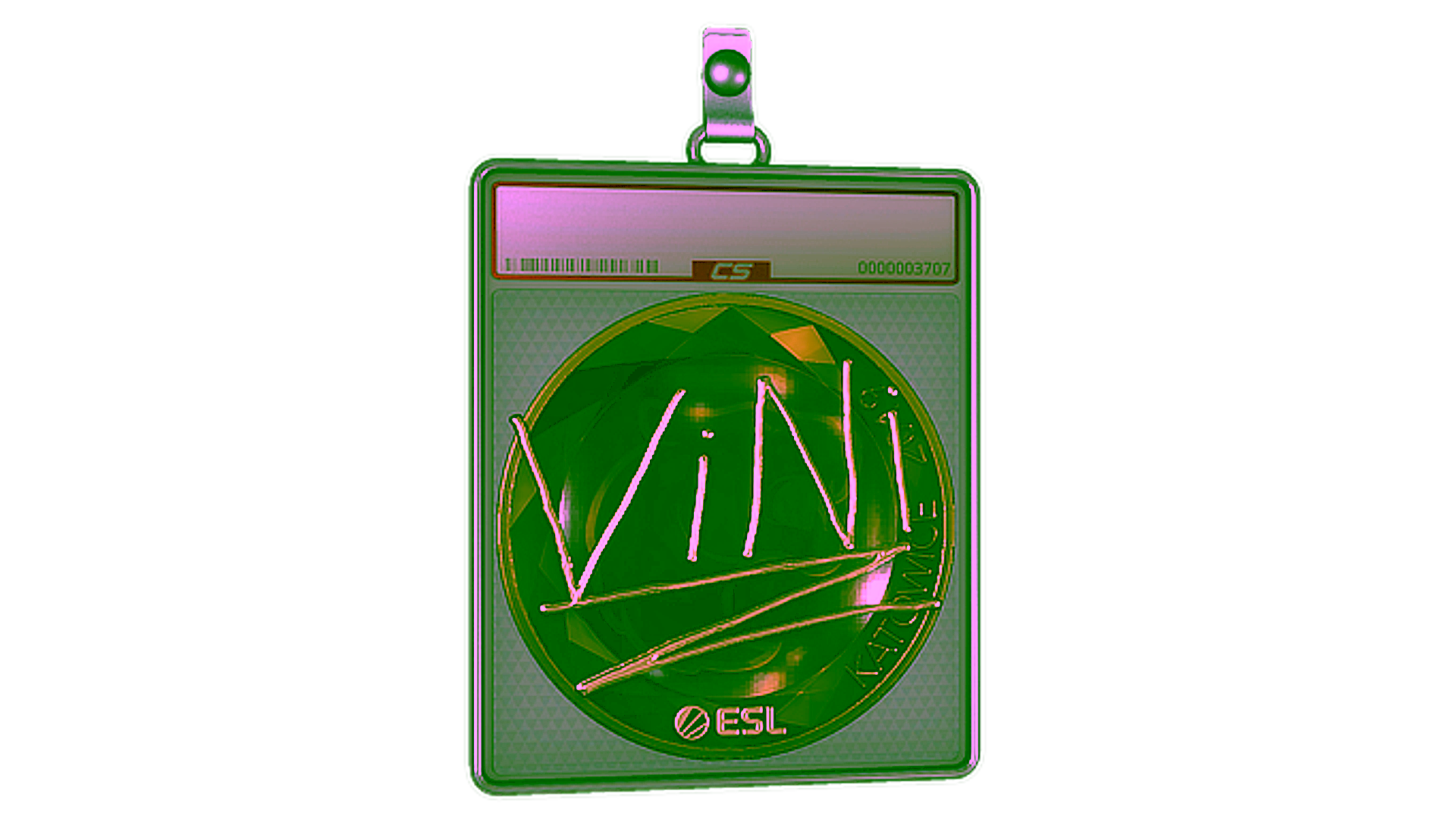 Visar för Sticker Slab | VINI (Gold) | Katowice 2019