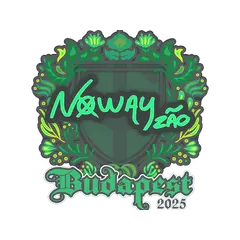 Sticker noway Budapest 2025