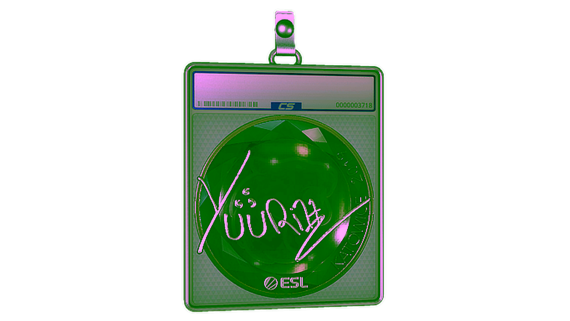 Display for Sticker Slab | yuurih (Foil) | Katowice 2019