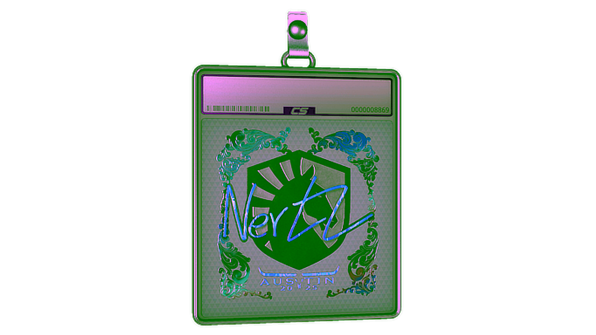 Display for Sticker Slab | NertZ (Holo) | Austin 2025