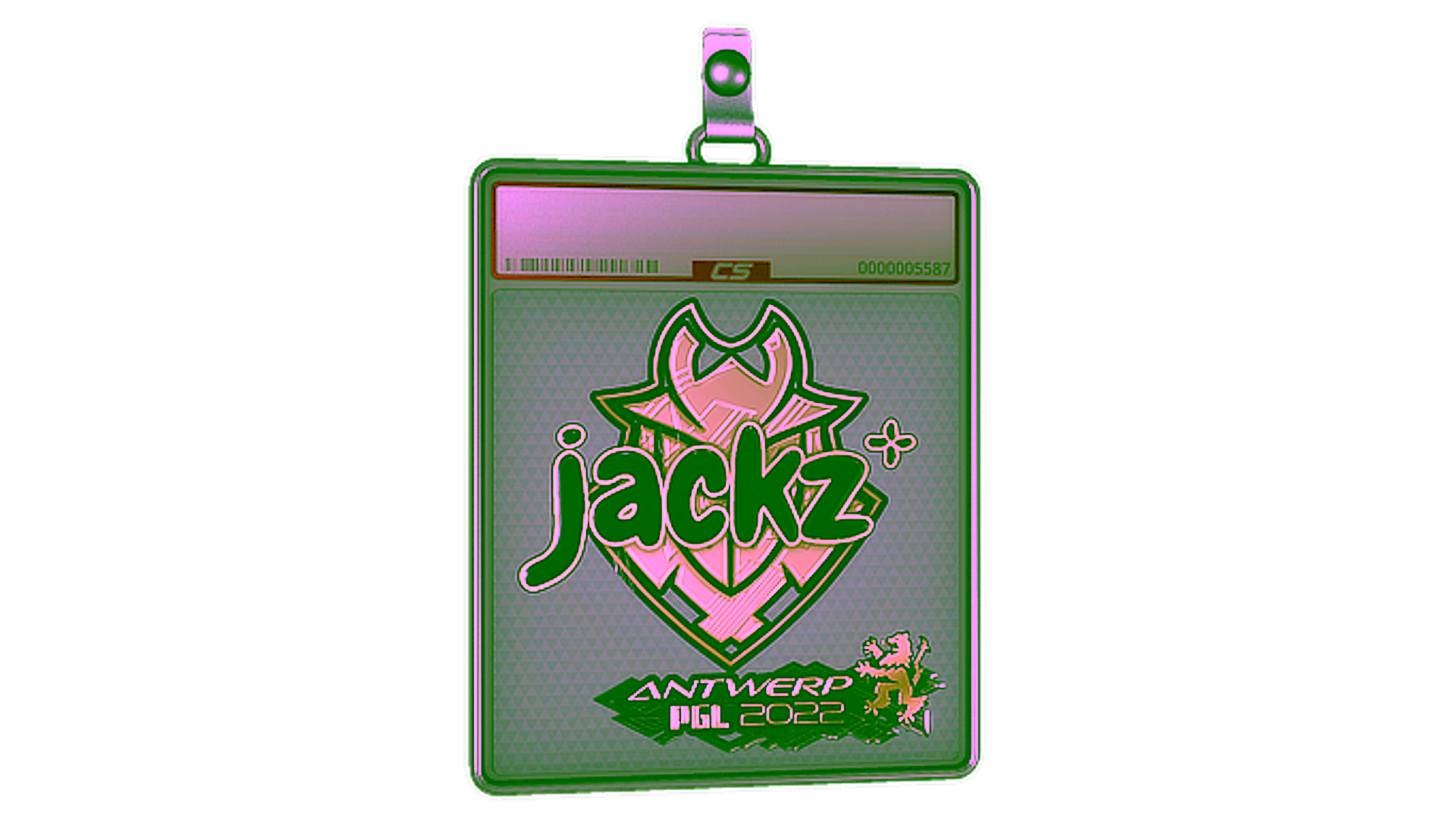 Visar för Sticker Slab | JaCkz (Gold) | Antwerp 2022