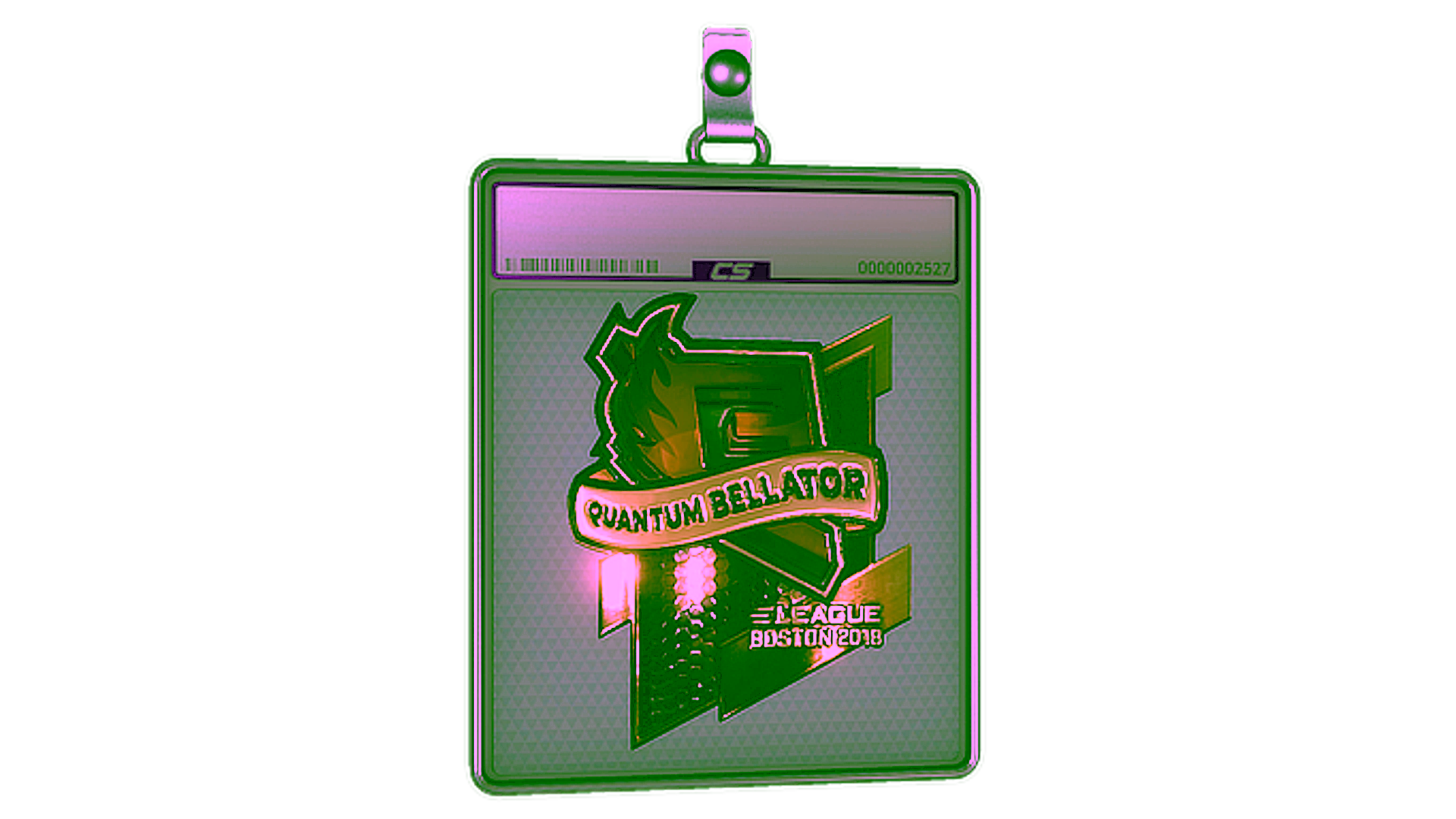 عرض لـ Sticker Slab | Quantum Bellator Fire (Gold) | Boston 2018