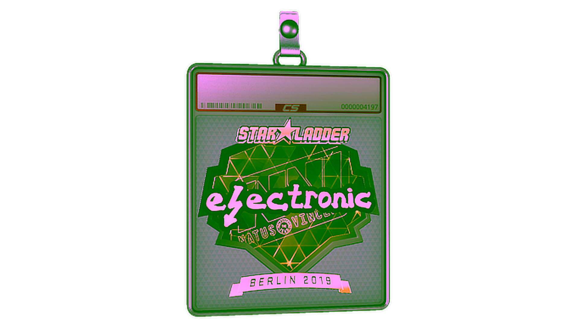 Display for Sticker Slab | electronic (Gold) | Berlin 2019