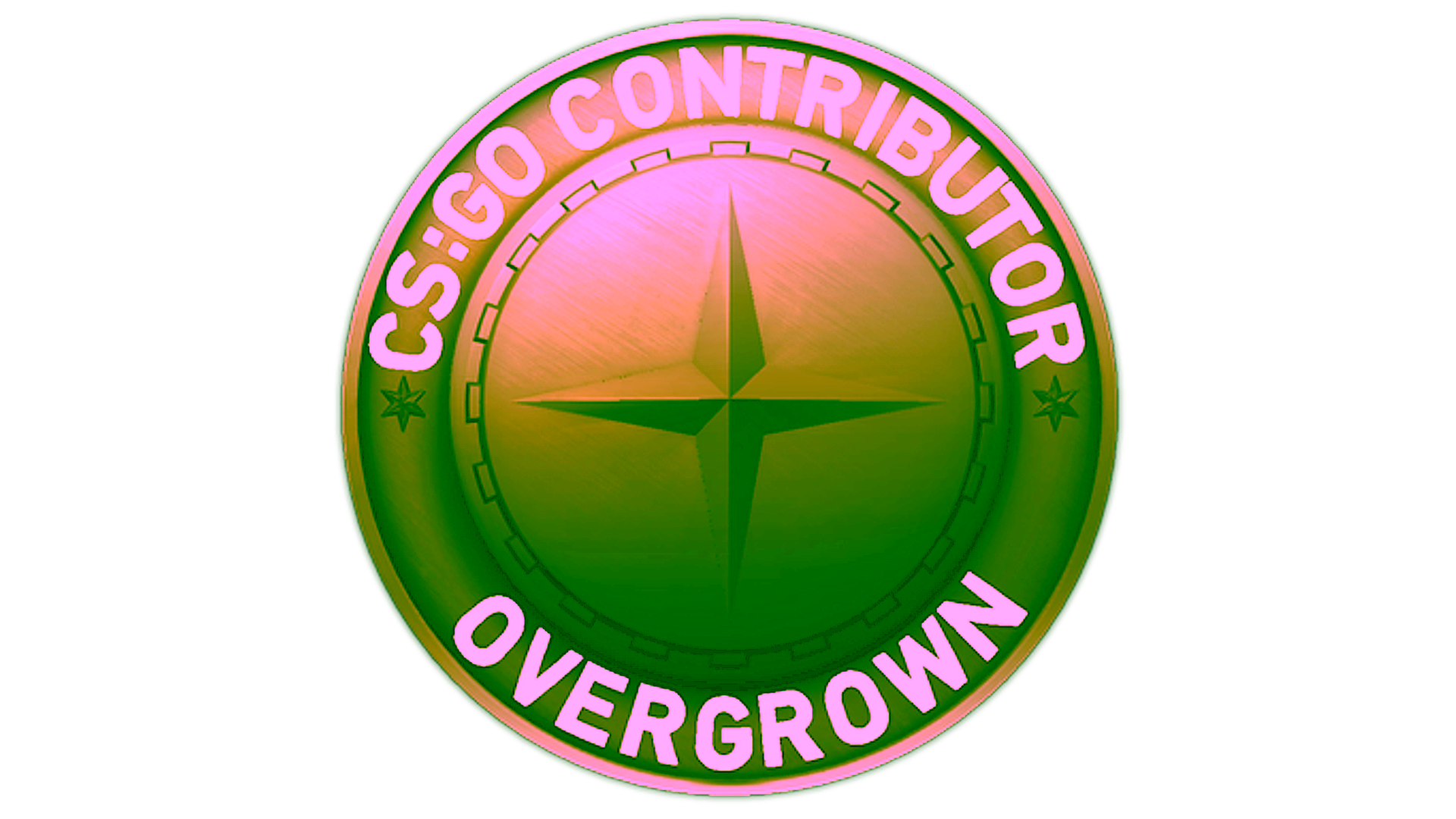 Display for Overgrown Map Coin