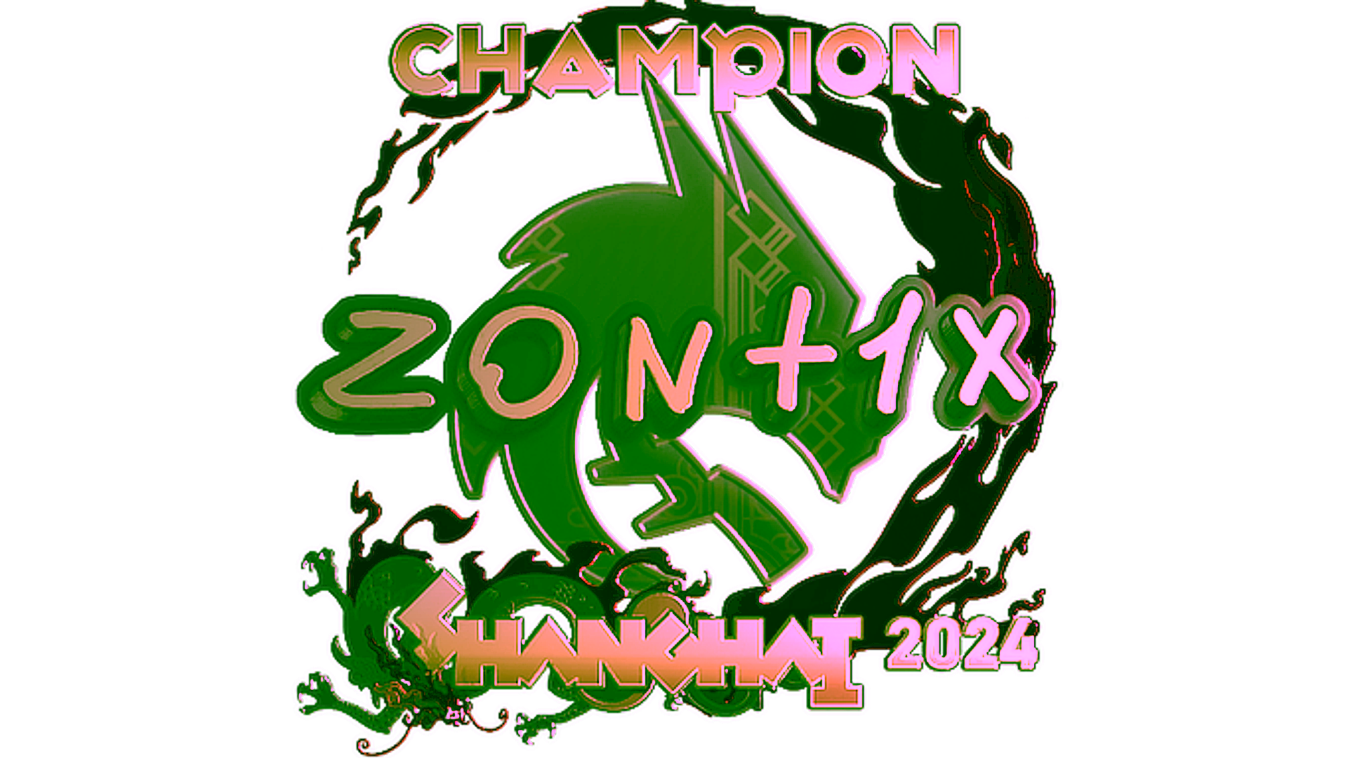Display for Sticker | zont1x (Gold, Champion) | Shanghai 2024