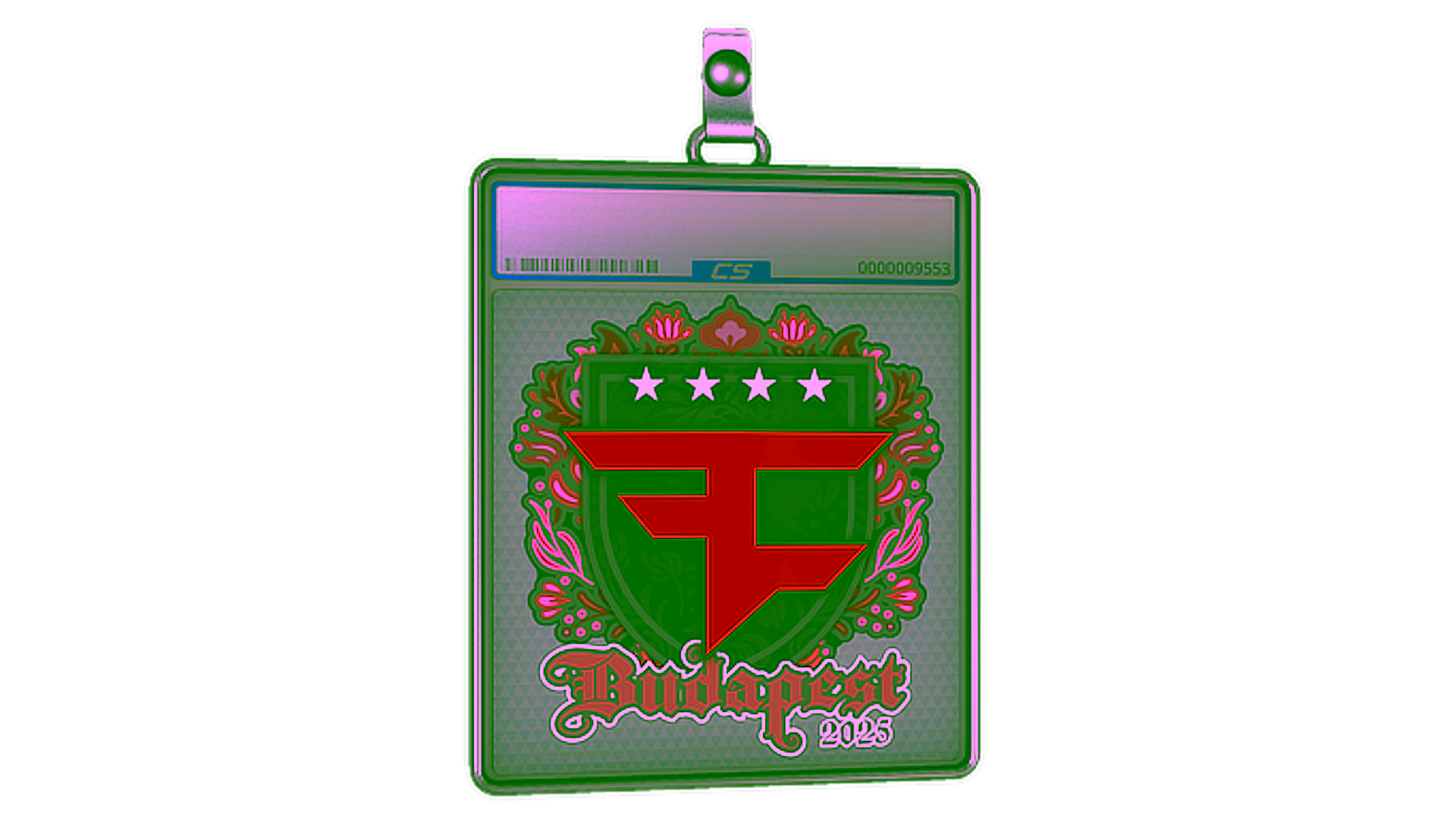 Affichage pour Sticker Slab | FaZe Clan | Budapest 2025