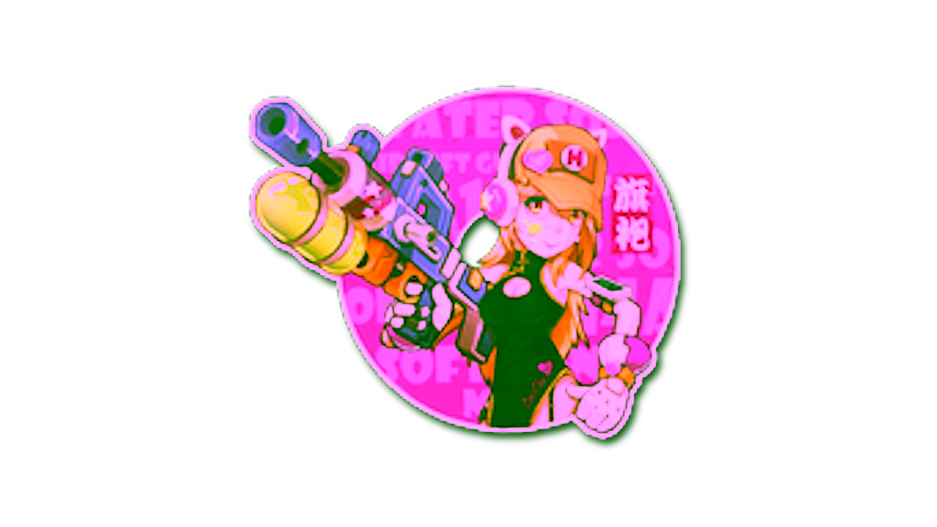 Display for Sticker | Water Gun