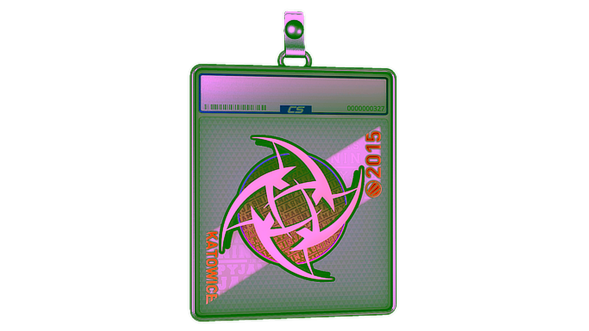 Display for Sticker Slab | Ninjas in Pyjamas (Holo) | Katowice 2015