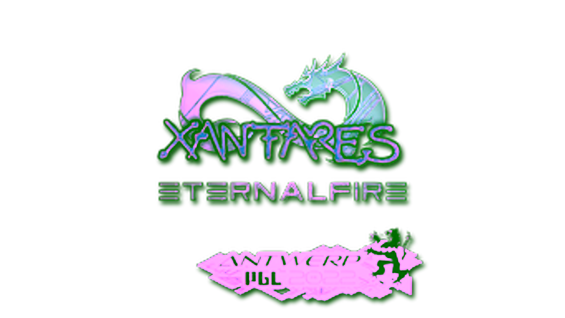 Display for Sticker | XANTARES (Holo) | Antwerp 2022