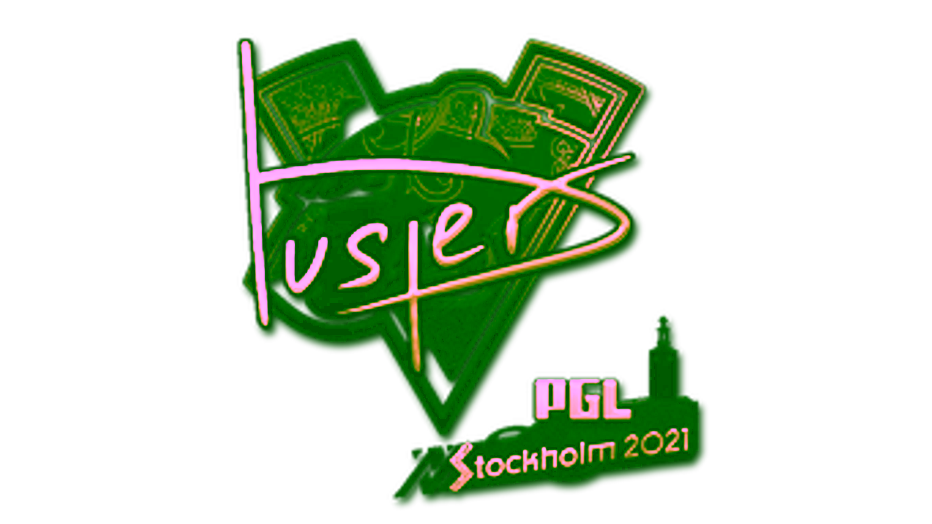 Visar för Sticker | buster (Gold) | Stockholm 2021