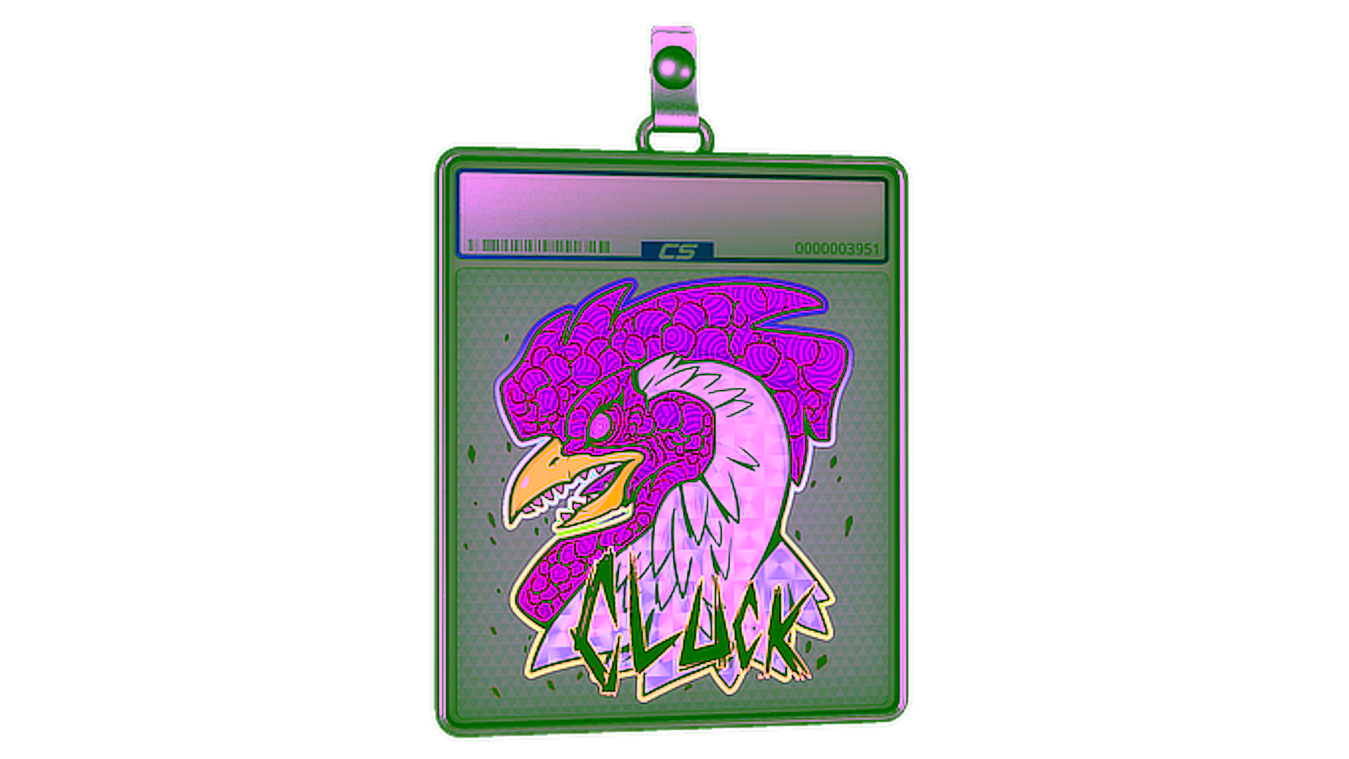 Display for Sticker Slab | Cluck (Holo)