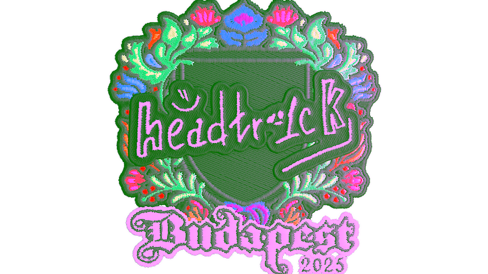 عرض لـ Sticker | headtr1ck (Embroidered) | Budapest 2025
