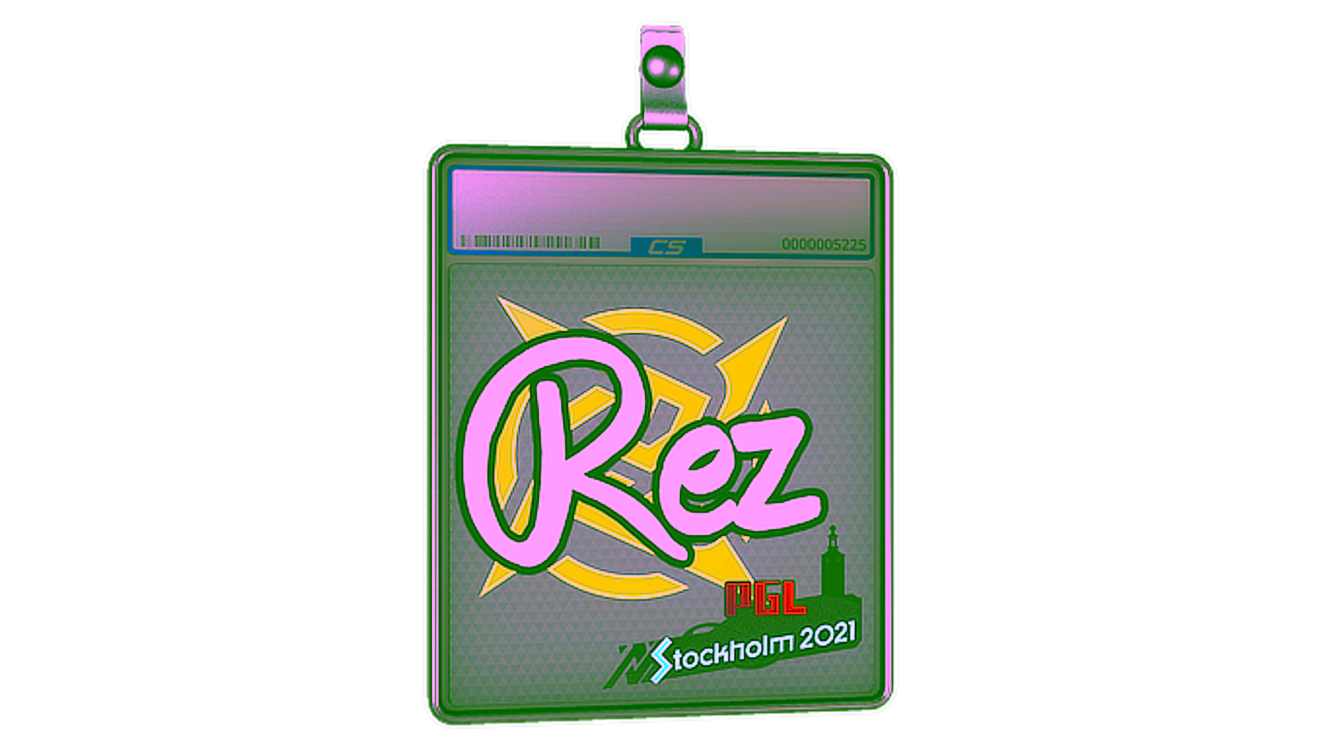 Display for Sticker Slab | REZ | Stockholm 2021