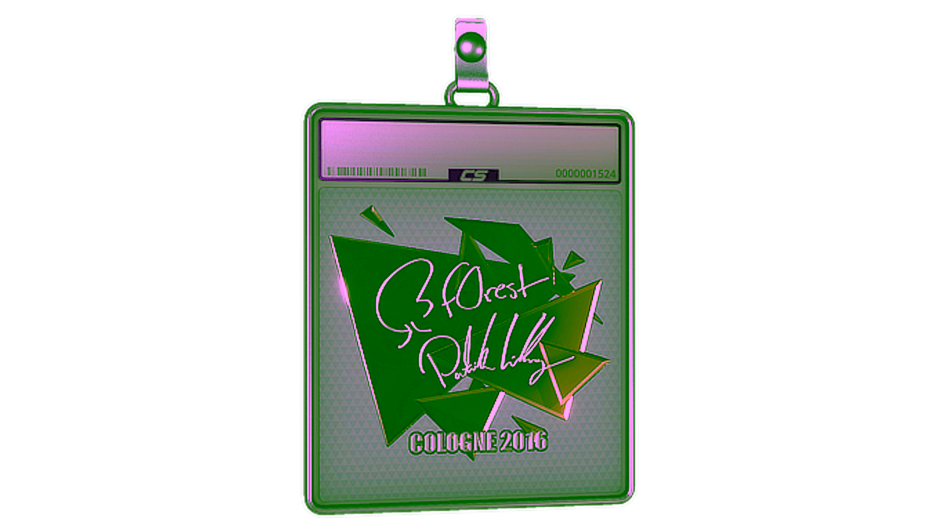 Display for Sticker Slab | f0rest (Foil) | Cologne 2016