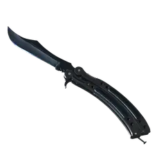 Butterfly Knife Blue Steel