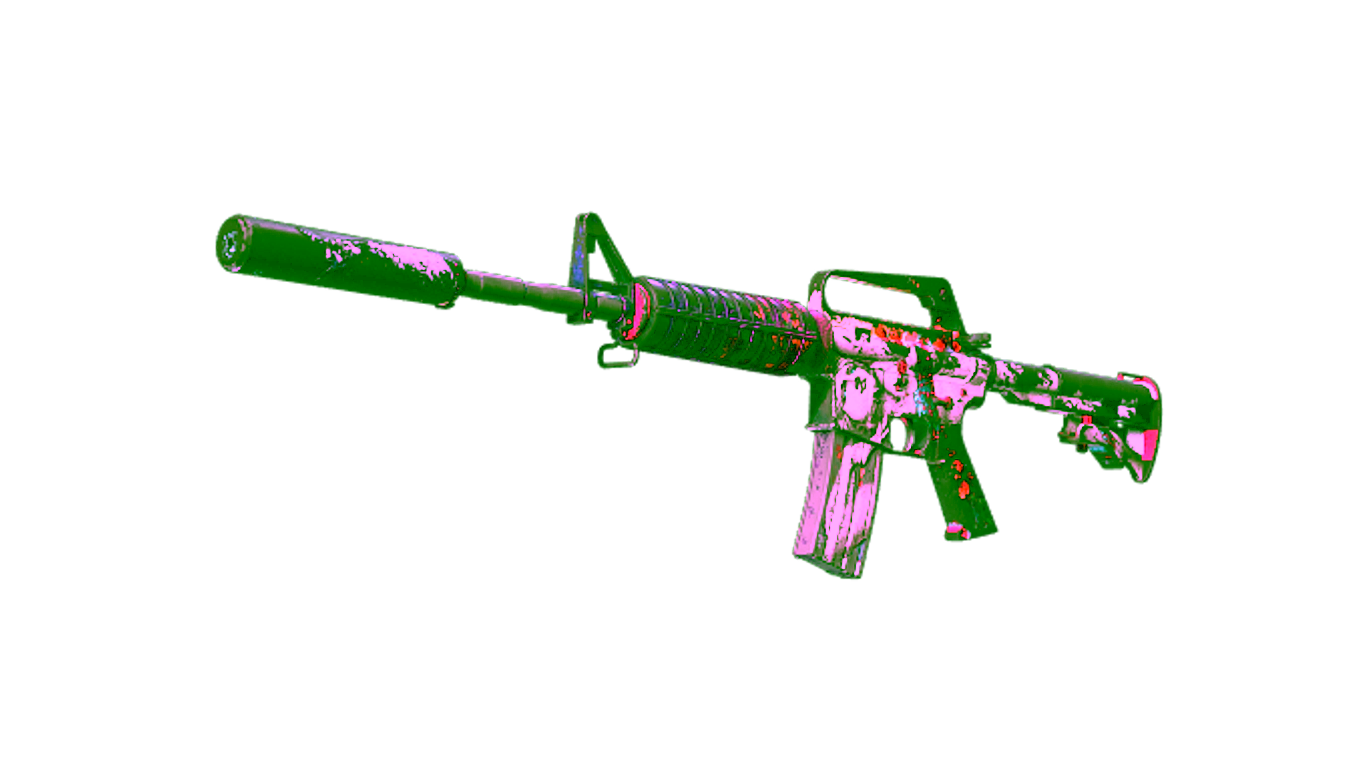 Display for Souvenir M4A1-S | Vaporwave (Battle-Scarred)