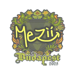 Sticker mezii Budapest 2025