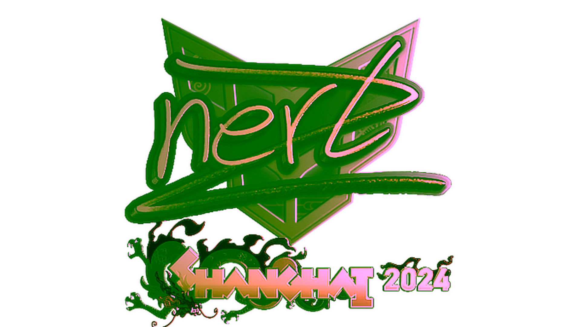 Display for Sticker | NertZ (Gold) | Shanghai 2024