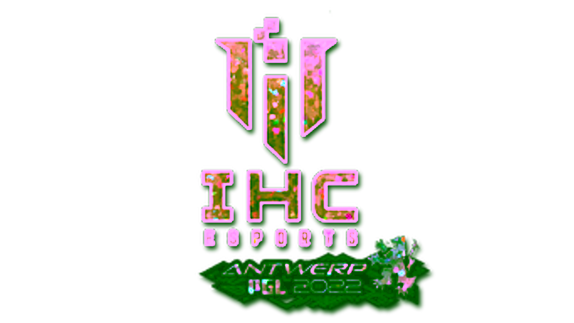 Display for Sticker | IHC Esports (Glitter) | Antwerp 2022