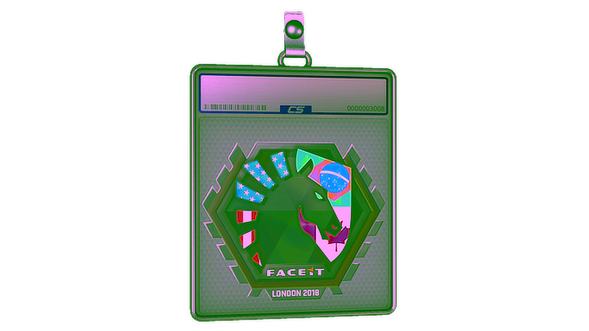 Display for Sticker Slab | Team Liquid (Holo) | London 2018