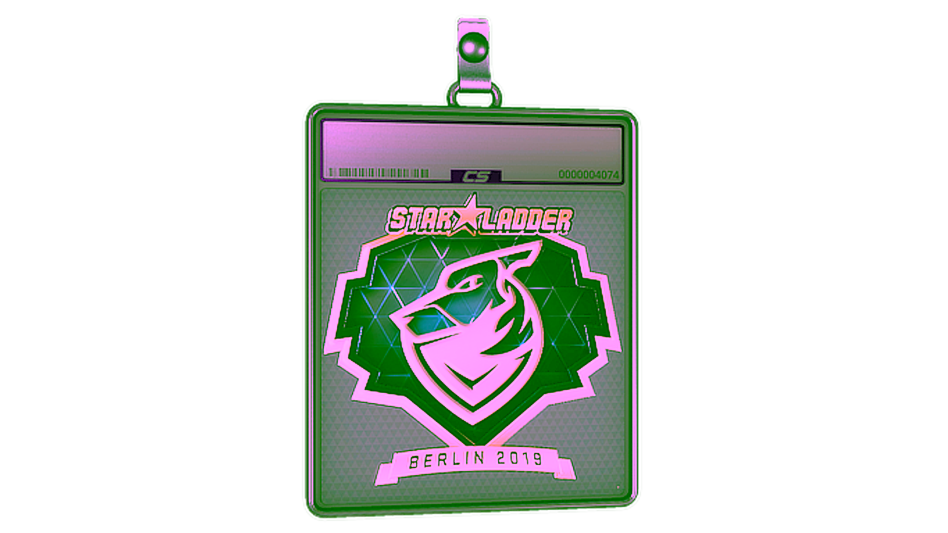 عرض لـ Sticker Slab | Grayhound Gaming (Gold) | Berlin 2019