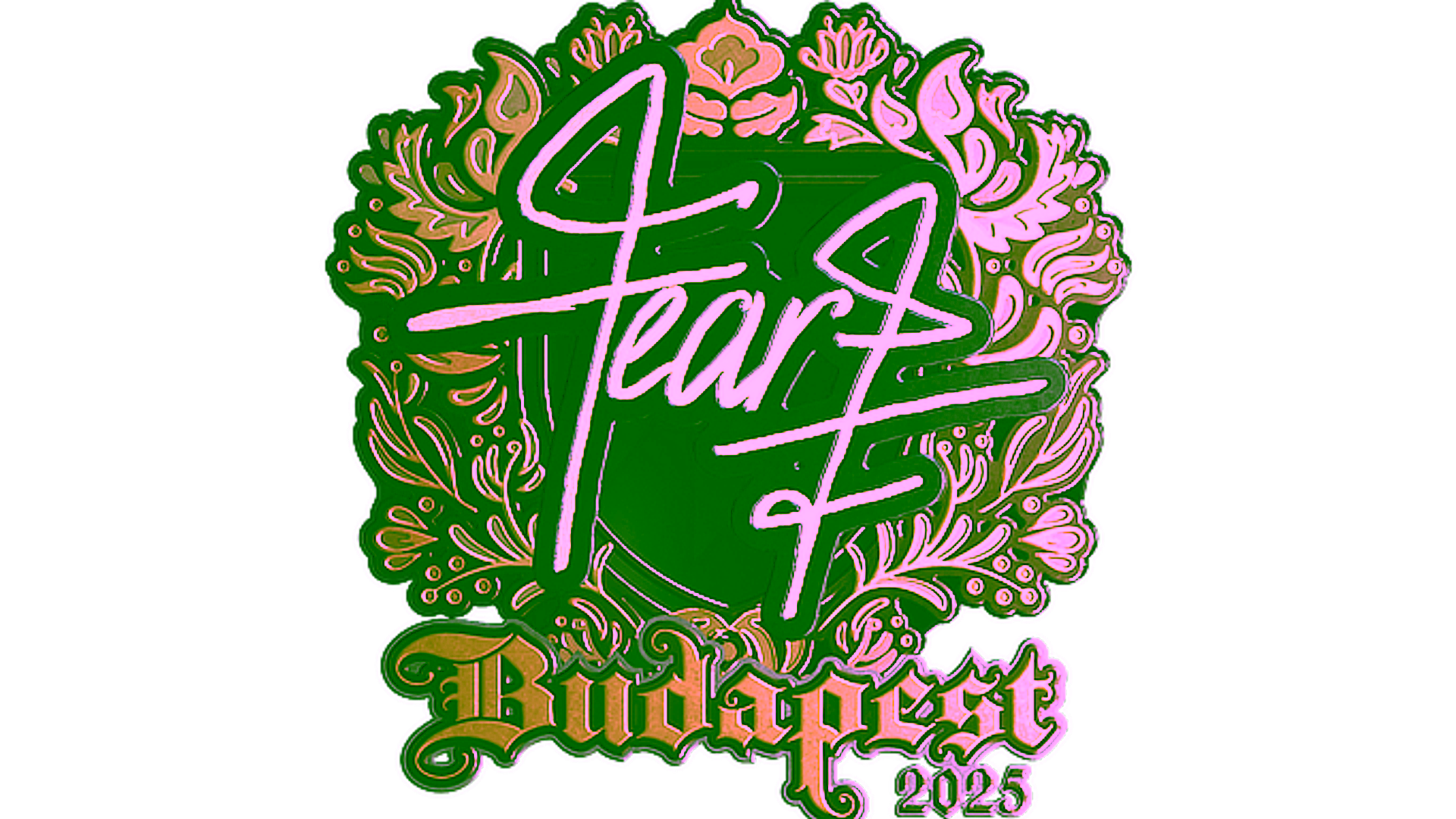 Display for Sticker | fEAR (Gold) | Budapest 2025