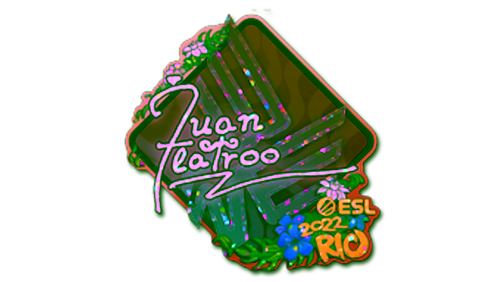 Anzeige für Sticker | juanflatroo (Glitter) | Rio 2022