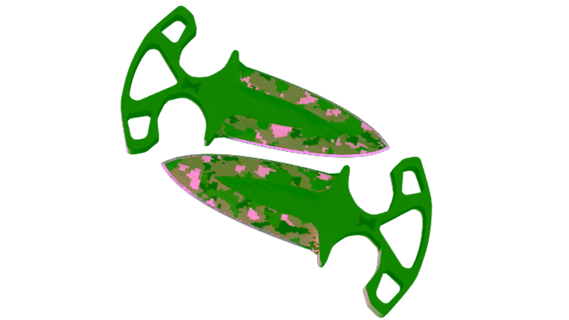 Visar för ★ StatTrak™ Shadow Daggers | Forest DDPAT (Factory New)