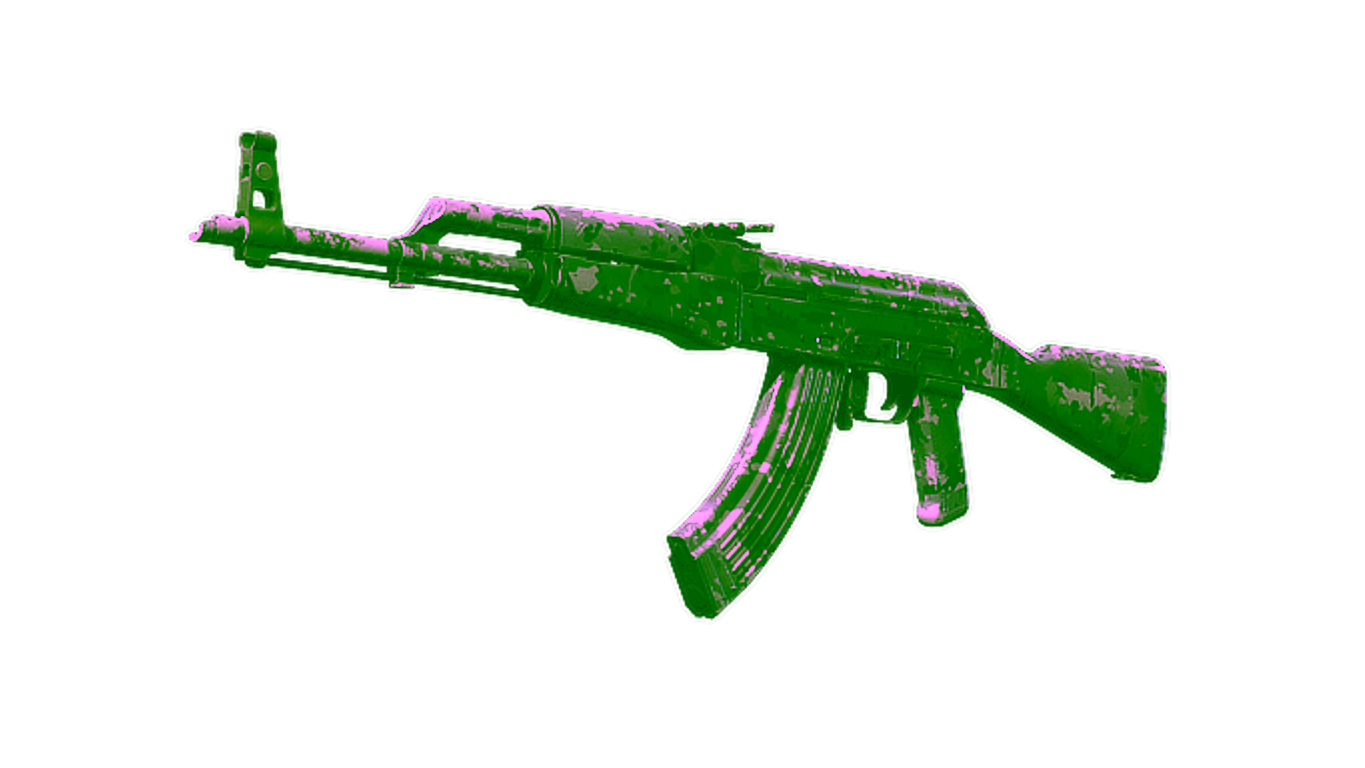 AK-47 | VariCamo Grey (Well-Worn) için görüntü