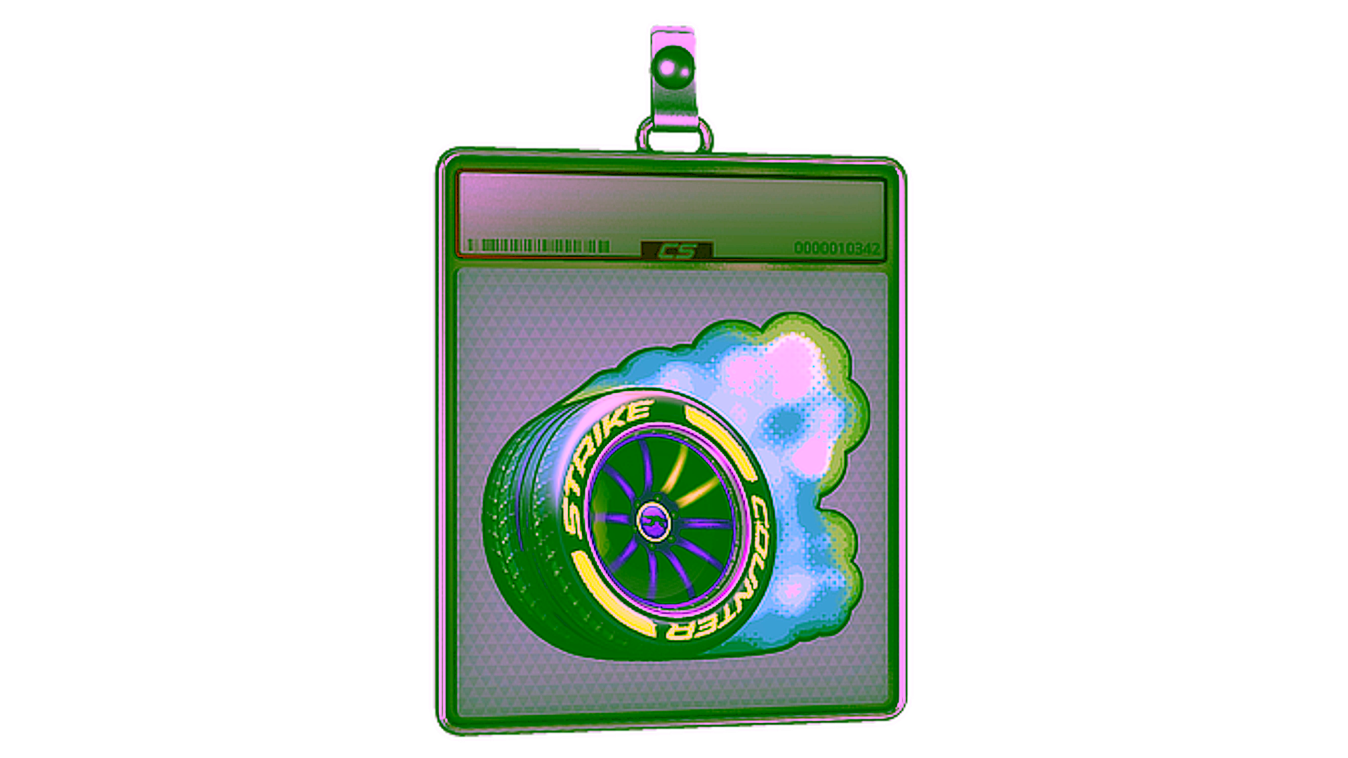 Display for Sticker Slab | Burnout (Lenticular)